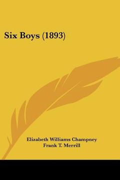 portada six boys (1893) (en Inglés)