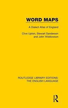 portada Word Maps: A Dialect Atlas of England (Routledge Library Editions: The English Language)