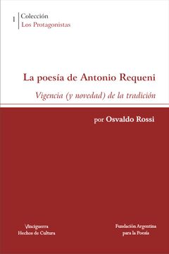 portada La Poesía de Antonio Requeni - Vigencia (y Novedad) de la Tradición