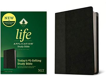 portada Nlt Life Application Study Bible, Third Edition, Black (in English)