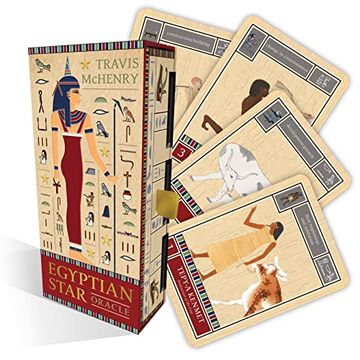 portada Egyptian Star Oracle: (42 Gilded Cards, 144-Page Full-Color Guidebook and eye of Horus Charm ) (libro en Inglés)