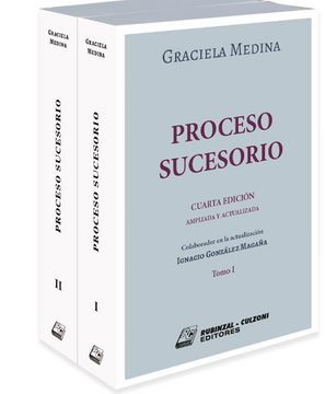 portada PROCESO SUCESORIO. 4°EDICIÓN AMPLIADA Y ACTUALIZADA . 2 TOMOS. (in Spanish)