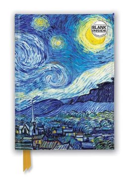 portada Vincent van Gogh: Starry Night (Foiled Blank Journal) (Flame Tree Blank Notebooks) (in English)