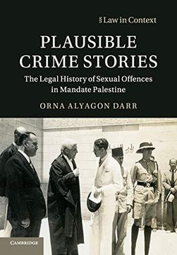 portada Plausible Crime Stories (Law in Context) (in English)