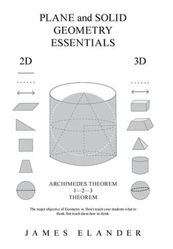 portada Plane and Solid Geometry Essentials (en Inglés)