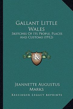 portada gallant little wales: sketches of its people, places and customs (1912) (en Inglés)