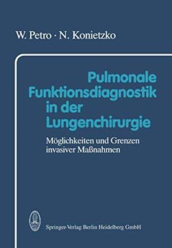 portada Pulmonale Funktionsdiagnostik in der Lungenchirurgie: Möglichkeiten und Grenzen Invasiver Maßnahmen (in German)