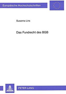 portada Das Fundrecht des bgb (en Alemán)