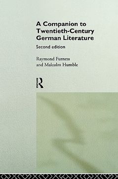 portada a companion to twentieth-century german literature (en Inglés)
