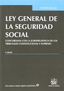 portada Ley General de la Seguridad Social 8ª Ed. 2014 (Textos Legales)