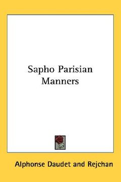 portada sapho parisian manners (en Inglés)