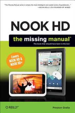 portada nook hd: the missing manual