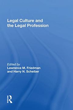 portada Legal Culture and the Legal Profession (en Inglés)