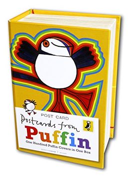 portada postcards from puffin: one hundred puffin covers in one box