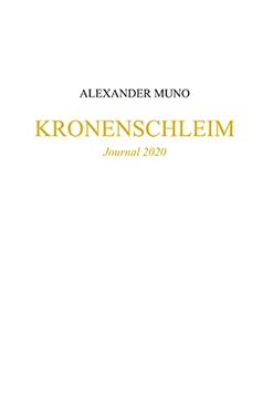 portada Kronenschleim: Journal 2020 (en Alemán)