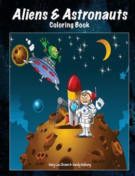portada Aliens & Astronauts Coloring Book (in English)