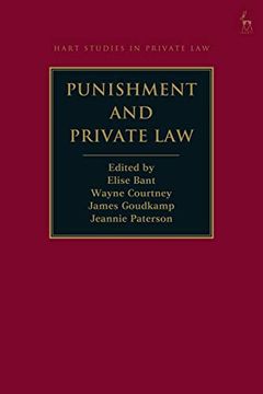 portada Punishment and Private law (Hart Studies in Private Law) (in English)