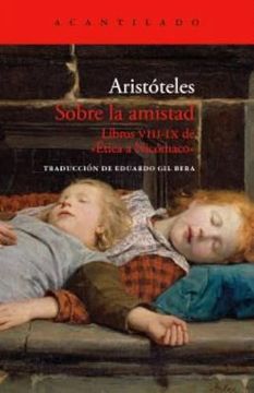 portada Sobre la Amistad