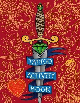 portada Tattoo Activity Book [Soft Cover ] (en Inglés)