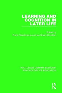portada Learning and Cognition in Later Life (en Inglés)