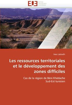 portada Les Ressources Territoriales Et Le Developpement Des Zones Difficiles