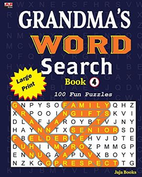 portada Grandma's Word Search Book 4 (Volume 4) (in English)