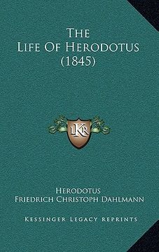portada the life of herodotus (1845)