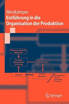 portada Einführung in die Organisation der Produktion (Springer-Lehrbuch) (en Alemán)