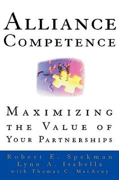 portada alliance competence: maximizing the value of your partnerships (en Inglés)