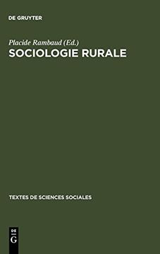 portada Sociologie Rurale (en Francés)