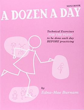 portada A Dozen a Day Mini Book (Initiation - en Anglais - Rose)