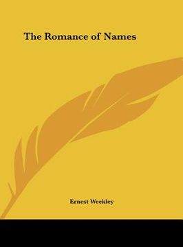 portada the romance of names (in English)