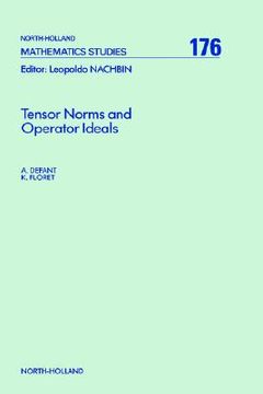 portada tensor norms and operator ideals (en Inglés)