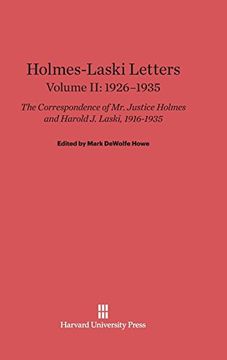 portada Holmes-Laski Letters, Volume ii, (1926-1935) (en Inglés)