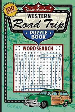 portada Great American Western Road Trip Puzzle Book (Great American Puzzle Books) (in English)