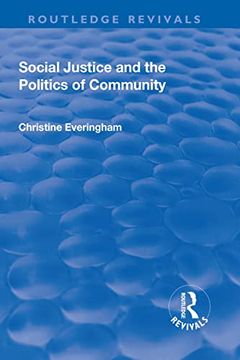 portada Social Justice and the Politics of Community (en Inglés)