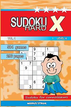 portada Sudoku x - Hard, Vol. 1 (libro en Inglés)