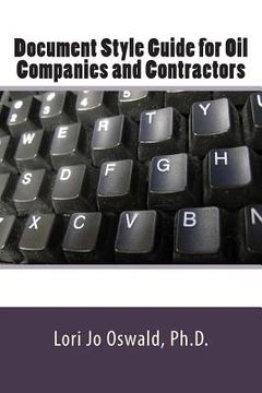 portada Document Style Guide for Oil Companies and Contractors (in English)