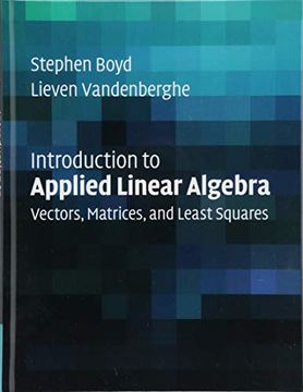 portada Introduction to Applied Linear Algebra: Vectors, Matrices, and Least Squares (en Inglés)
