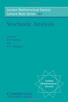portada Stochastic Analysis Paperback: Proceedings of the Durham Symposium on Stochastic Analysis, 1990 (London Mathematical Society Lecture Note Series) (en Inglés)