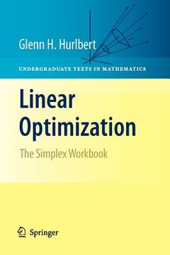 portada linear optimization: the simplex workbook (en Inglés)