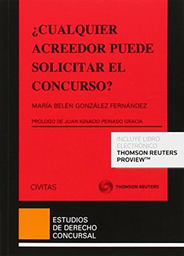 portada Cualquier acreedor puede solicitar concurso? (Estudios Derecho Concursal) (in Spanish)