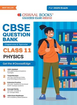 portada Oswaal CBSE Question Bank Class 11 Physics, Chapterwise and Topicwise Solved Papers For 2025 Exams (in English)