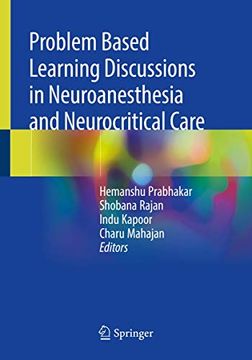 portada Problem Based Learning Discussions in Neuroanesthesia and Neurocritical Care (en Inglés)