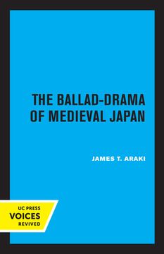 portada The Ballad-Drama of Medieval Japan (en Inglés)