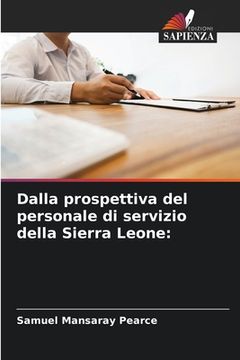 portada Dalla prospettiva del personale di servizio della Sierra Leone (in Italian)