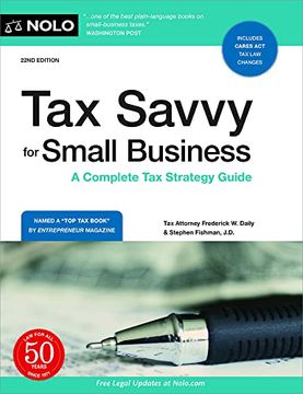 portada Tax Savvy for Small Business: A Complete tax Strategy Guide (en Inglés)