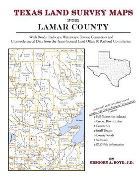 portada Texas Land Survey Maps for Lamar County (en Inglés)