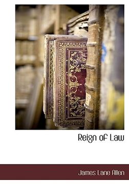 portada reign of law (en Inglés)