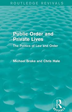 portada Public Order and Private Lives (Routledge Revivals) (in English)